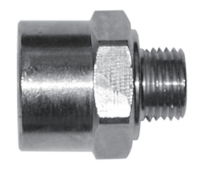 L&S - FITTINGS 1/8 BSPP M - 1/4 BSPP F, FOR INFLEXIBLE TUBE