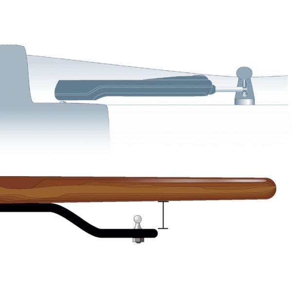 SIMRAD - Pinnen-Unterbau-Halterung 30 mm (1,2 in)