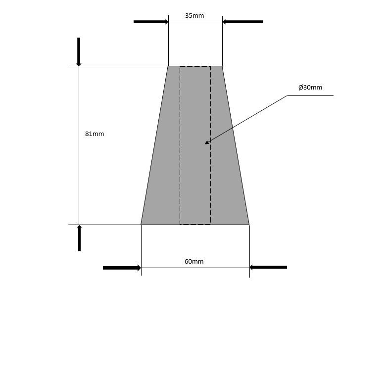 Wellenanode - lange Bauform - Welle ø 30 mm