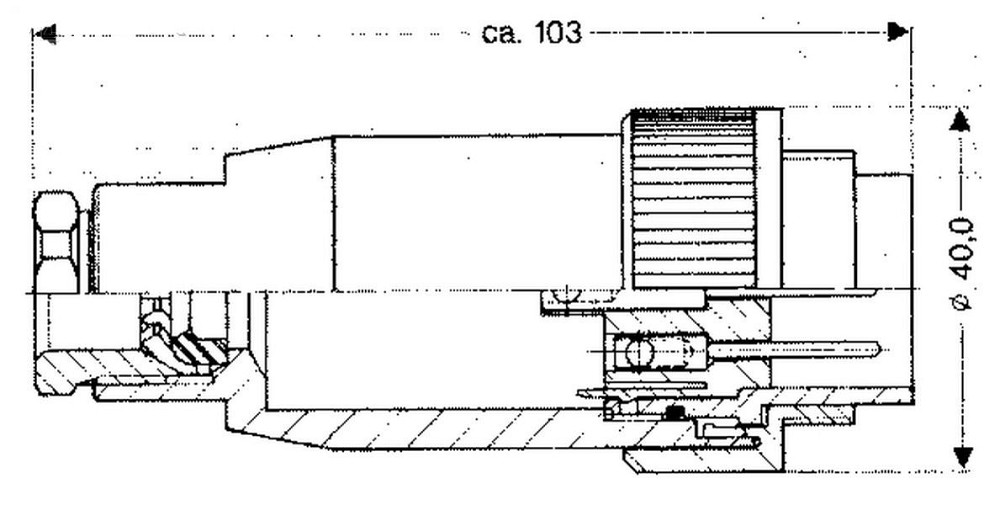 PHILIPPI - RS694 - Kupplungsstecker, Koax