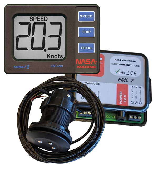 NASA - EML-2 & TARGET2 LOG Display - Elektromagnetisches Log