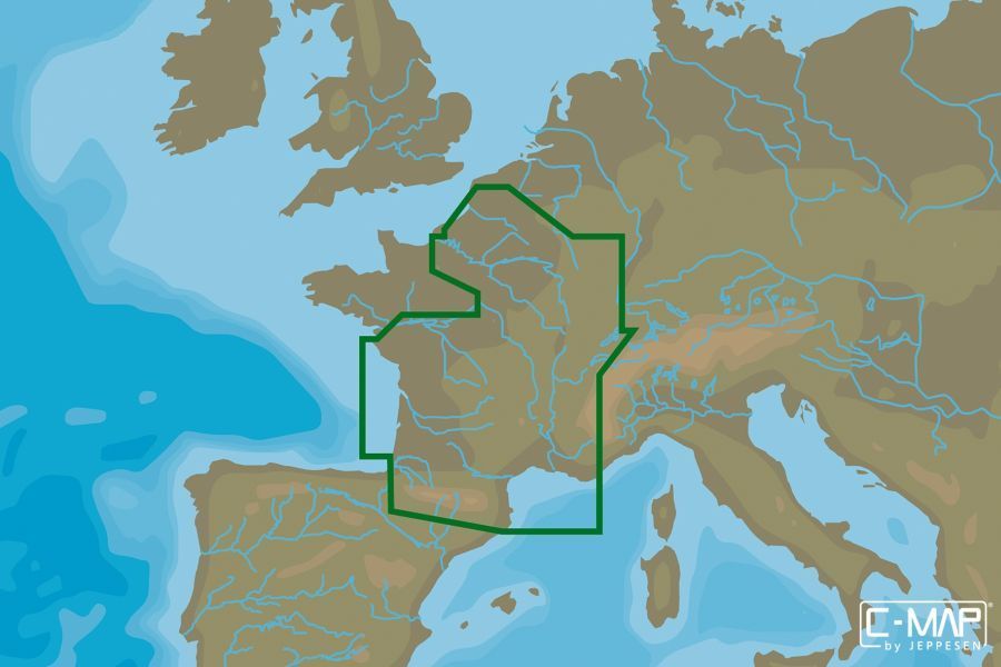 C-MAP - MAX WIDE - France Inland - µSD/SD-Karte