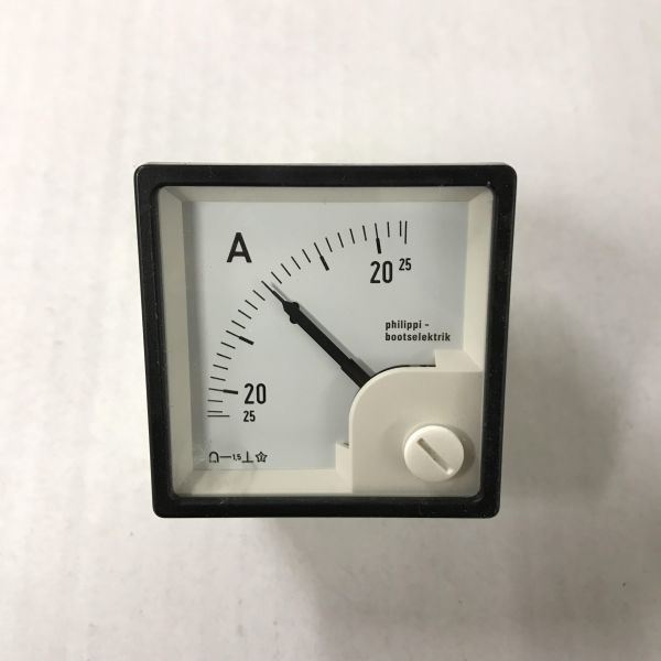 PHILIPPI - Präzisions-Amperemeter 25-0-25A