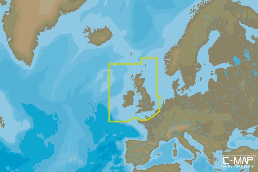C-MAP - MAX WIDE - UK, Ireland and the Channel - µSD/SD