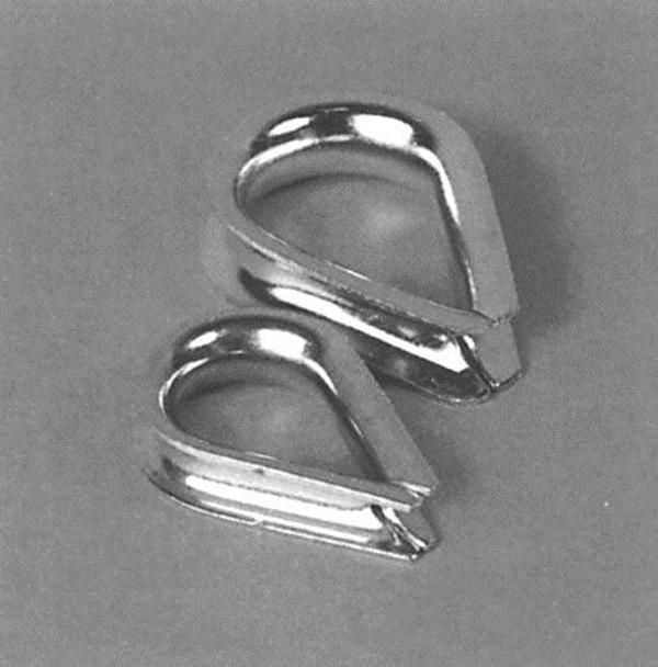 SEILFLECHTER - Edelstahl  Kausch für 3 mm, AISI 316