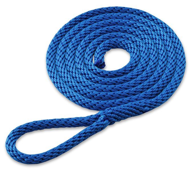 SEILFLECHTER - Fenderleine 8mm, 1,5 m - blau