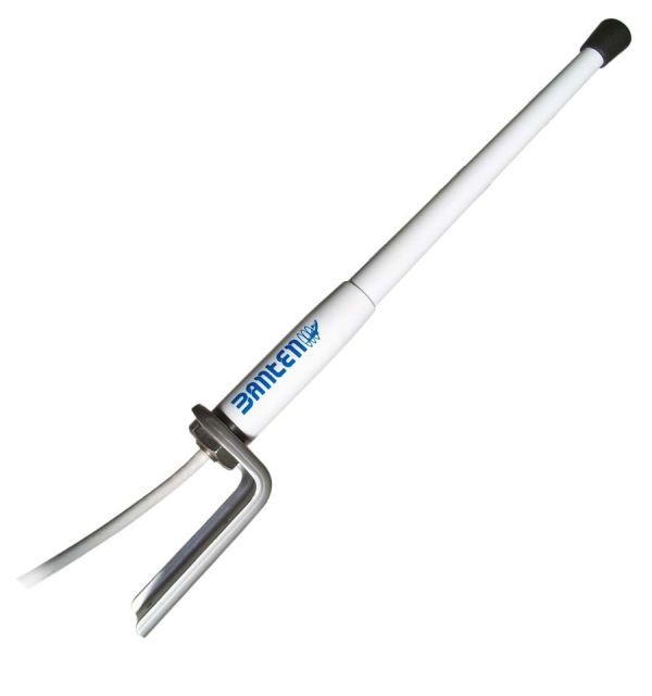 BANTEN - UKW-Yachtantenne - 0,25 m, Farbe: weiss