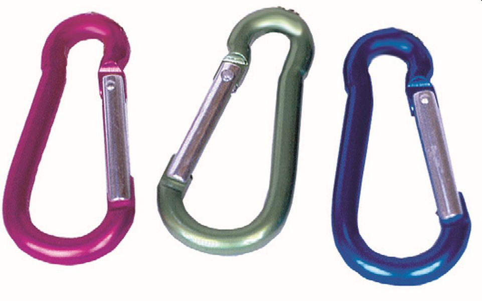 SEILFLECHTER - Aluminium-Karabiner 6 x 60 mm, farbig