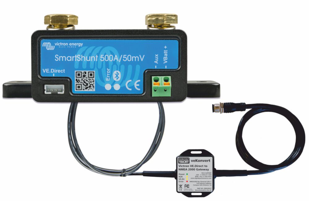 DIGITAL YACHT - VICTRON VE.Direct zu NMEA2000 Interface