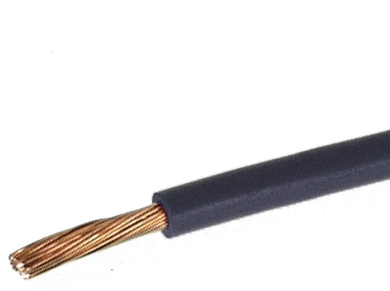 Litze H07V-K 2,5 qmm schwarz - Kabel