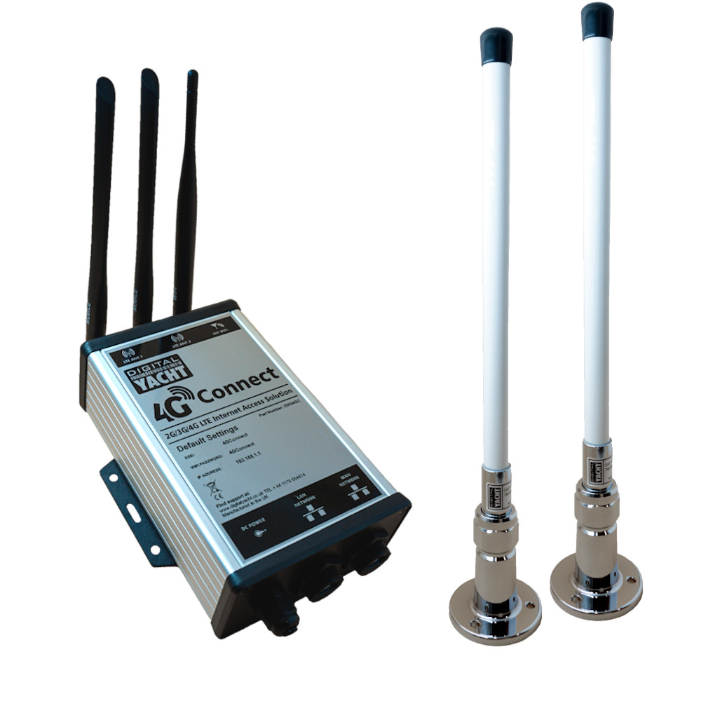 DIGITAL YACHT - 4G CONNECT - WLAN-Router externe Antennen