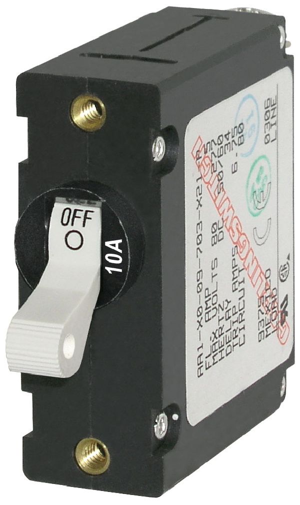 BLUE SEA - Circuit Breaker AA1Toggle 10A Wht