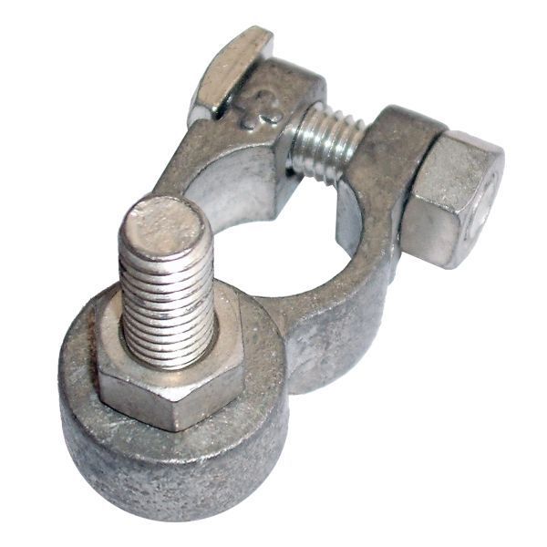 Batteriepolklemme - Minus mit Bolzen M8, 20mm Gewinde