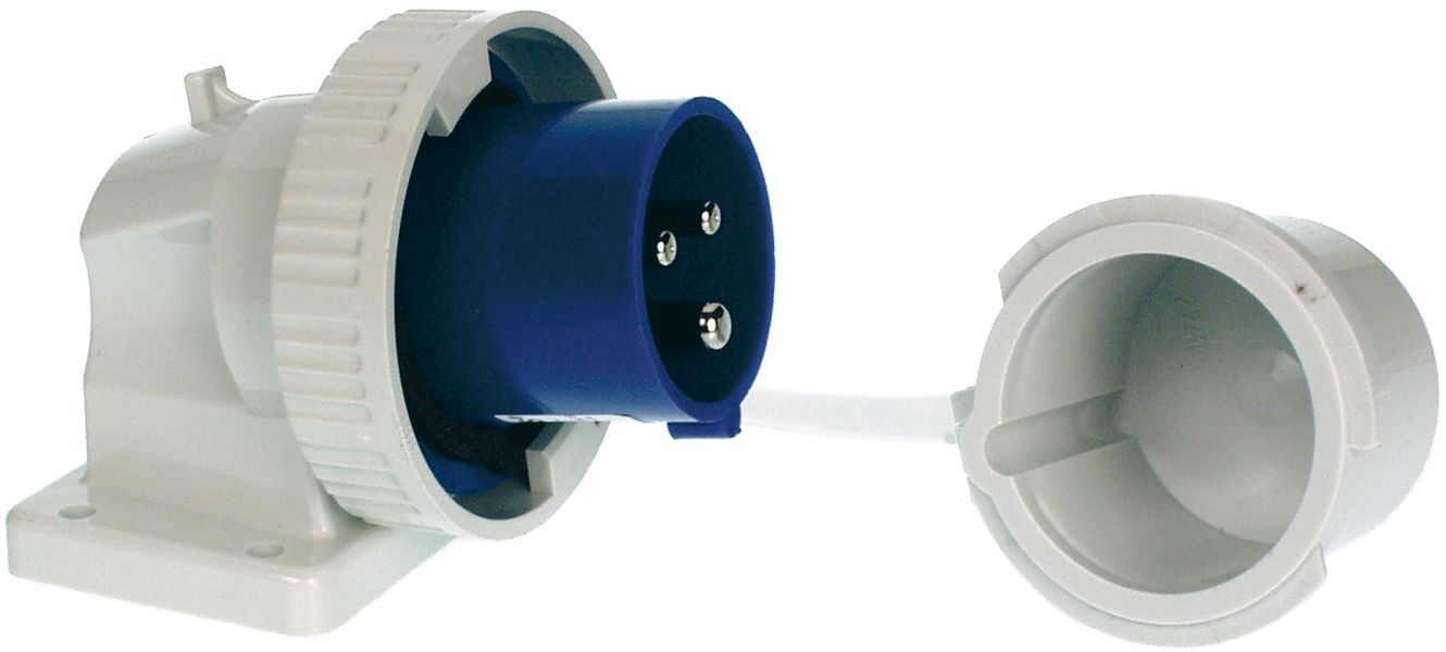 PHILIPPI - CEE IP X7 Aufbau-Einspeisungsstecker wasserdicht
