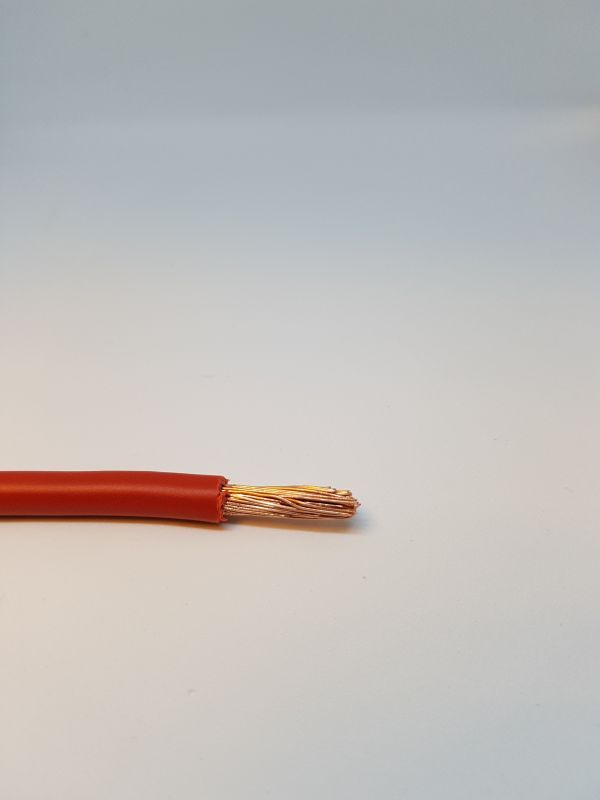 Litze H07V-K 6 qmm rot - Kabel