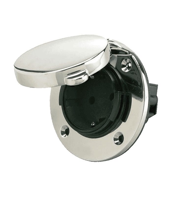 PHILIPPI - Ratio - Schuko Steckdose, Edelstahl, IP56