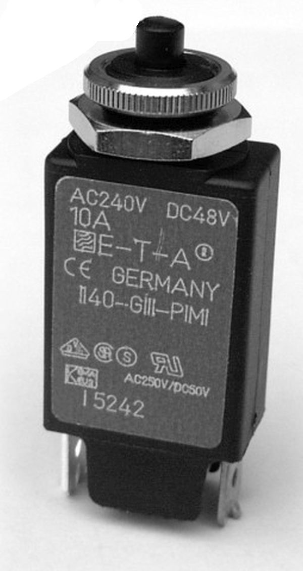 PHILIPPI - ETA-1140-G111-P1M1-10A Überstromschutzschalter
