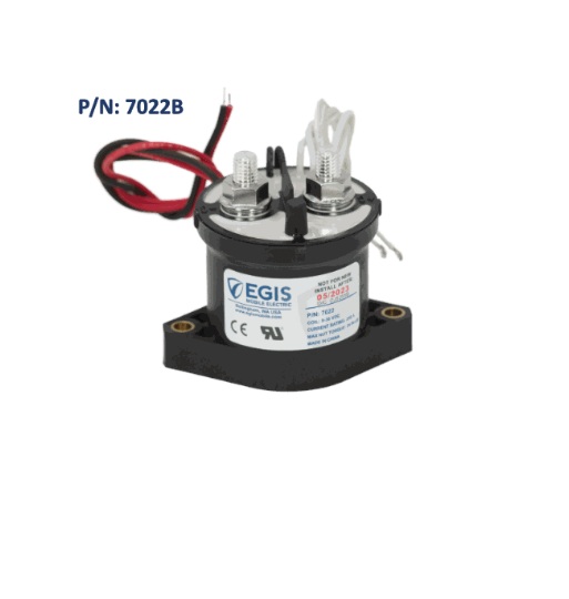 EGIS - Contactor, 500A, 12/24 V, w/ Aux Contacts,