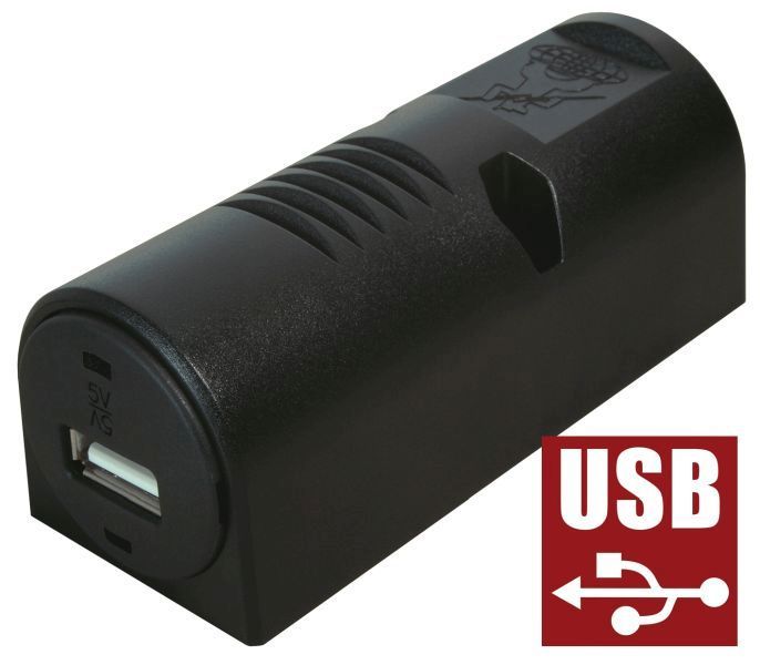 PHILIPPI - USB - Aufbausteckdose DC 12/24V - USB 3 A