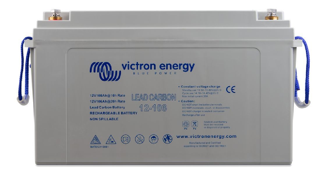 VICTRON - 12 Volt Lead Carbon Batterie
