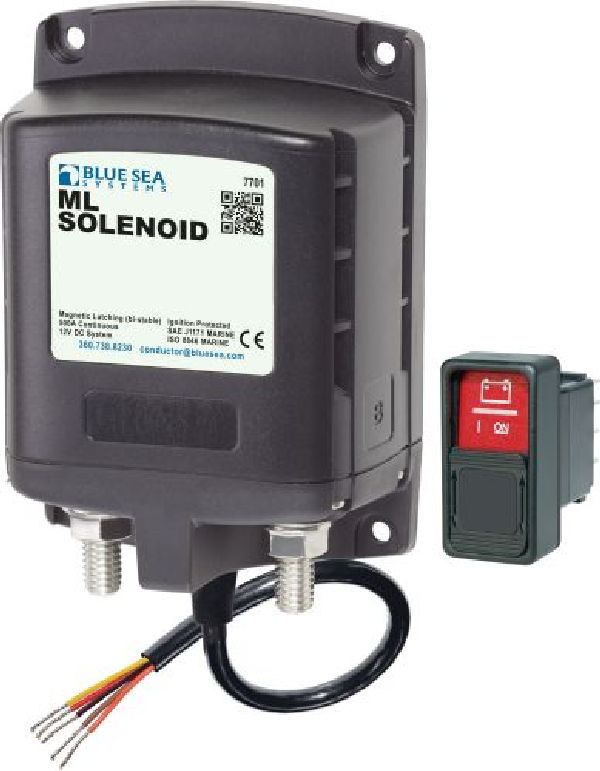 BLUE SEA - Solenoid ML 500A 12V RBS