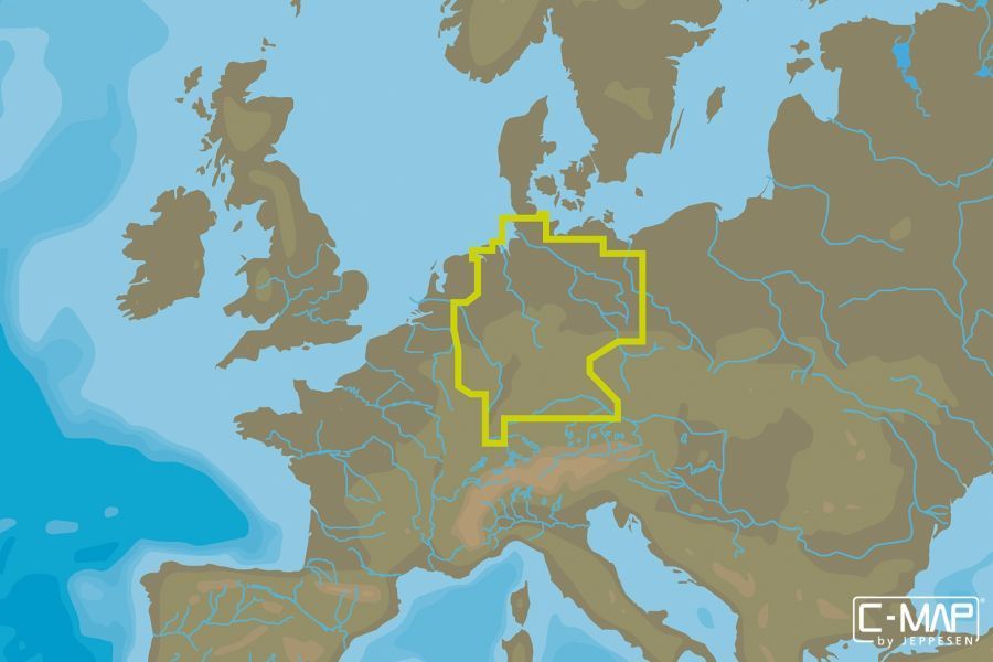 C-MAP - MAX WIDE - Germany Inland - µSD/SD-Karte