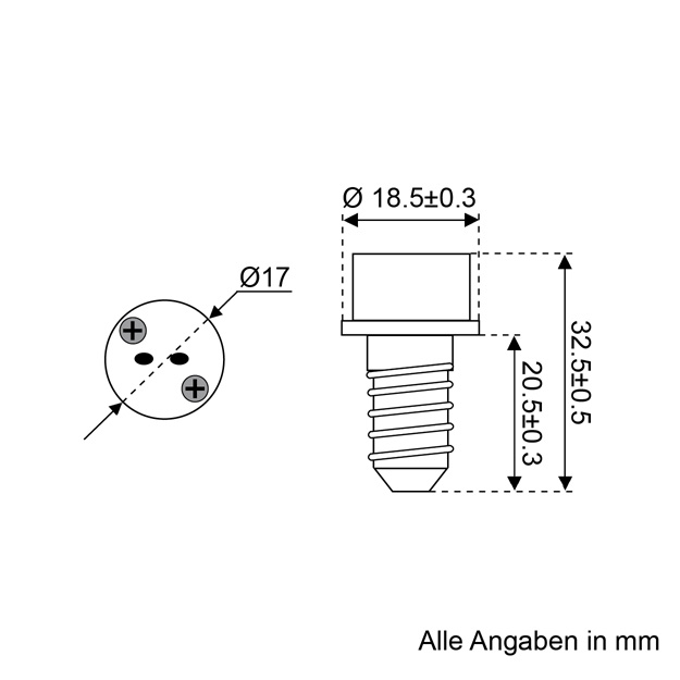 Adapter für E14 (Edison-Sockel) auf G4 (Fassung)