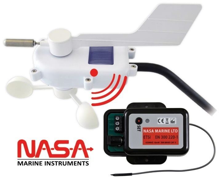 NASA - TARGET2 - Windmessanlage - kabellos, komplett
