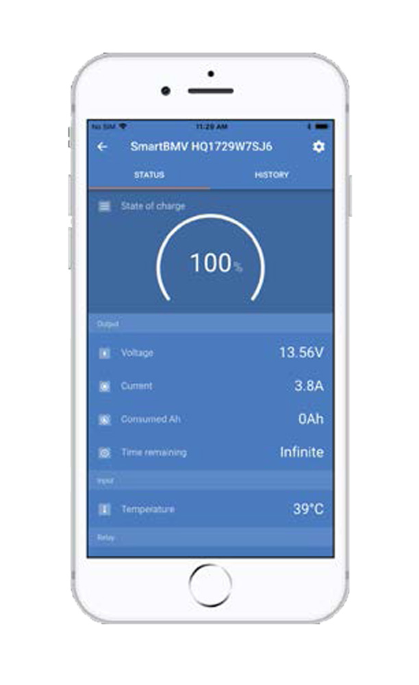 VICTRON - Batteriemonitor BMV-712 Smart schwarz
