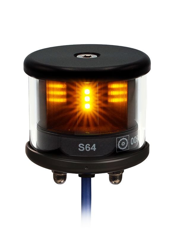K2W - Navi-L. S64 (>50m) Std., Heck Schlepp, gelb 3 sm 24V