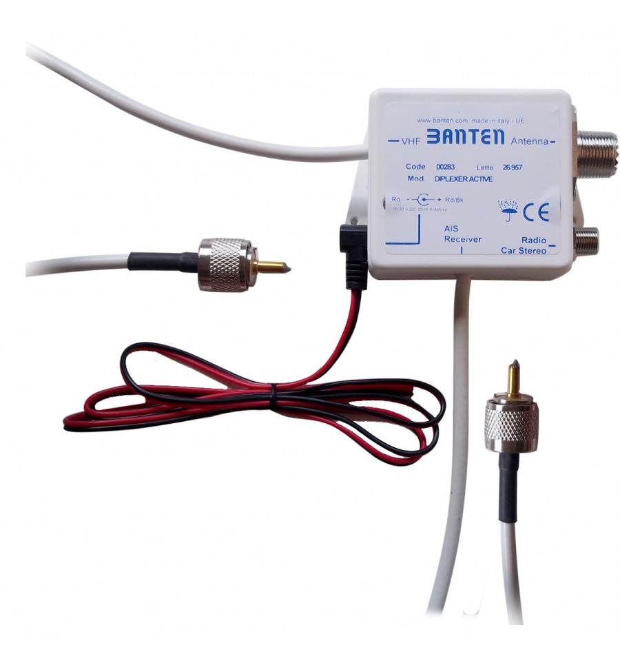 BANTEN - Aktiver Duplexer für UKW-Seefunk, Autoradio und AIS