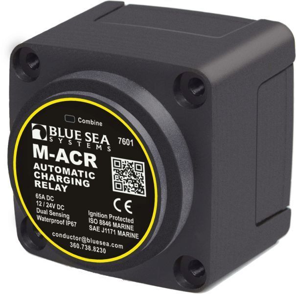BLUE SEA - Trennrelais 65 A 12 V - MINI ACR