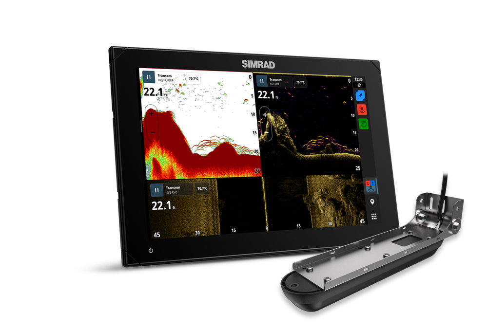 SIMRAD - NSX 3012 - 12" MFD mit Active-Imaging 3in1 Geber