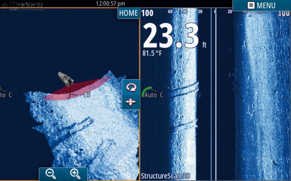 NAVICO - StructureScan 3D Modul mit 3D Heckspiegelgeber