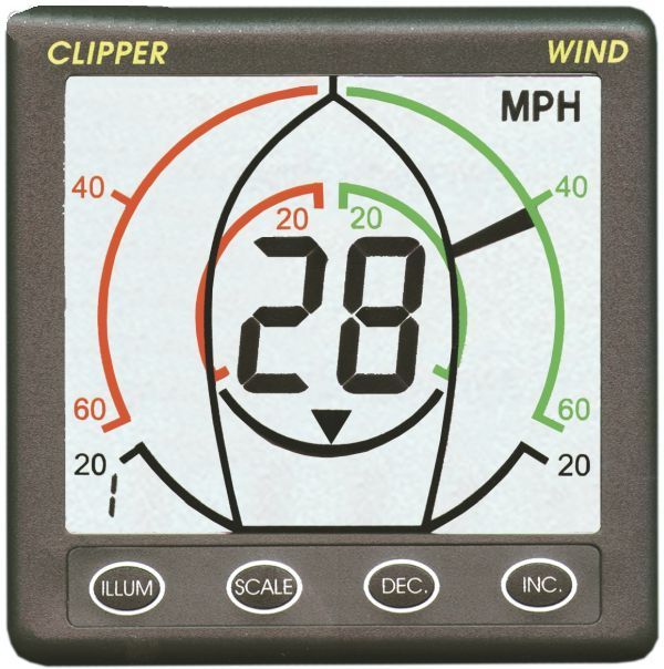 NASA - CLIPPER - Windlupe - Tochtergerät / Zweitanzeige