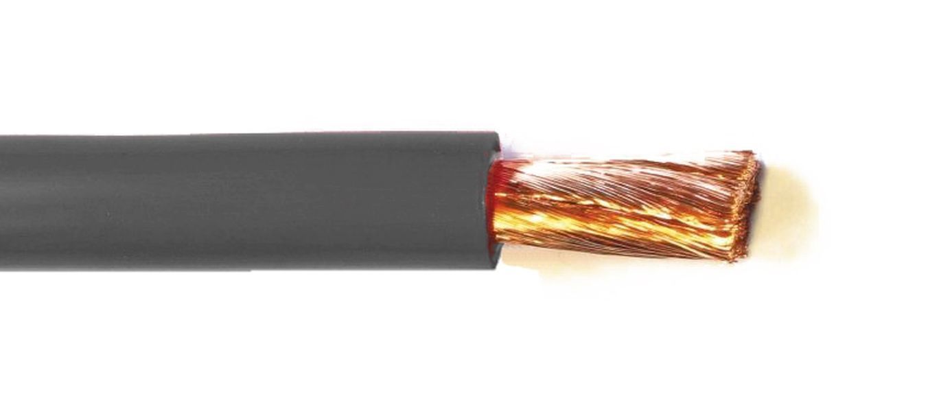 Weldyflex Kabel - 16 mm², schwarz, Ø 9 mm