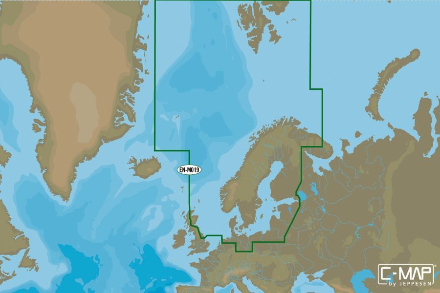 C-MAP - MAX MEGAWIDE - North and Baltic Seas - µSD/SD-Karte