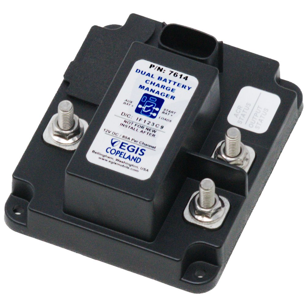 EGIS - Dual Battery Charge Manager, 12V (TDR+ACR), Full Harn