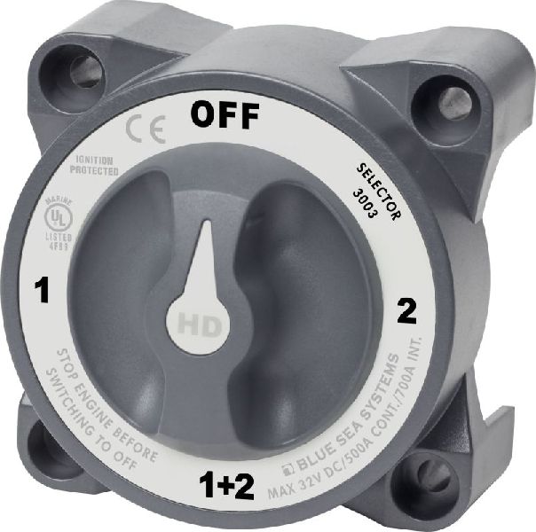 BLUE SEA - Switch Battery HD Selector w/AFD