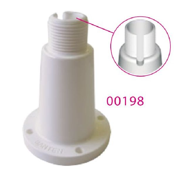 BANTEN - Antennen-Flanschfuß 1"-14 TPI aus Nylon