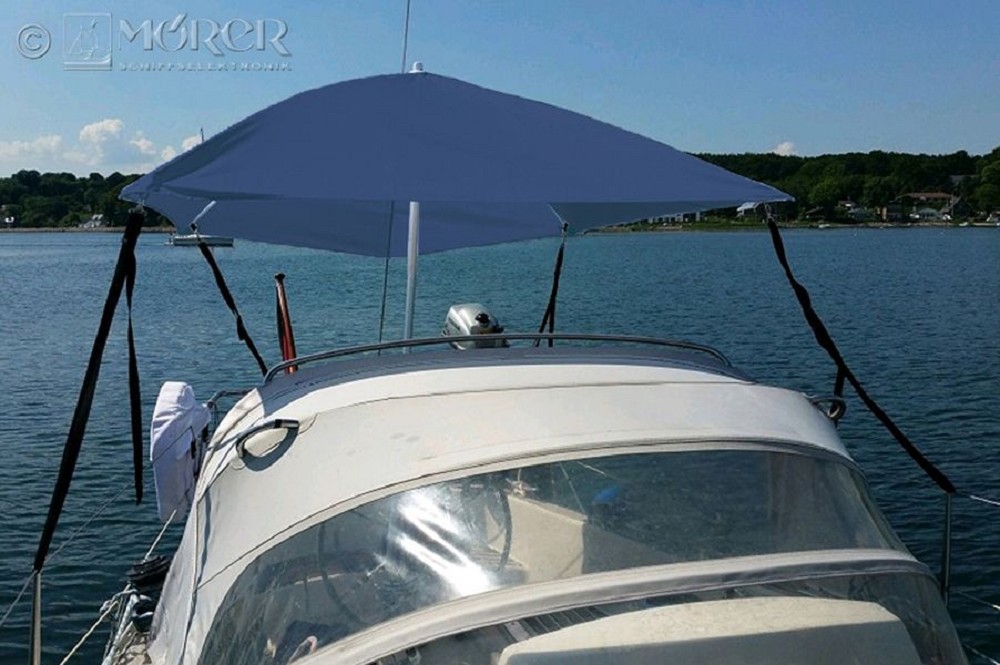 Boot Sonnenschirm navyblau - Bimini Sonnenschutz Sonnensegel