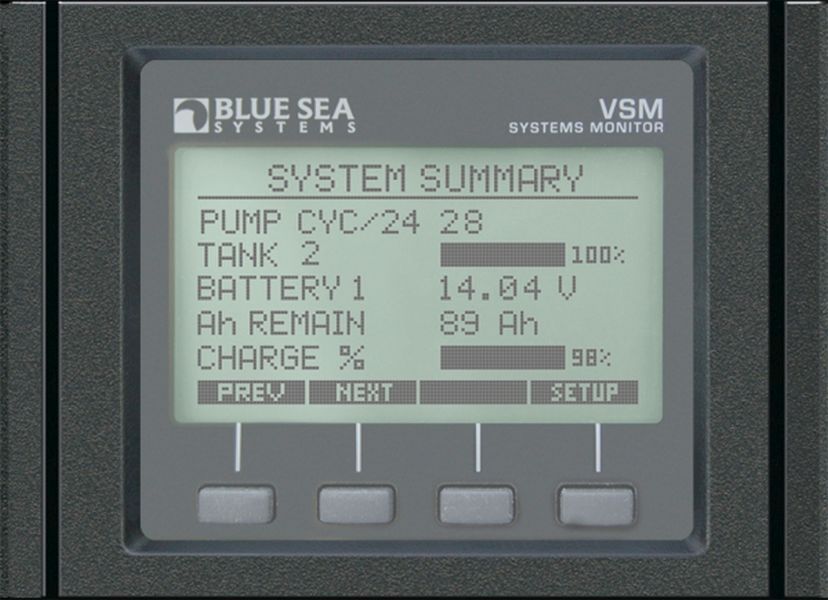 BLUE SEA - Schalttafel-Einbausatz für System Monitor VSM 422